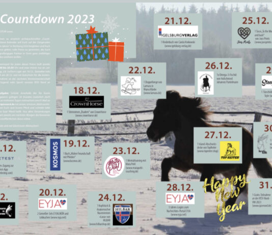 HESTUR Weihnachts – Neujahrs Countdown – tolle Gewinne bis zum Jahresende!