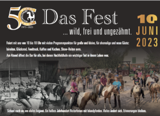 50 Jahre Islandpferdehof Hochfeldhufe am 10.Juni