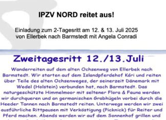 Nord reitet aus: Einladung zum 2-Tagesritt am 12. & 13. Juli 2025