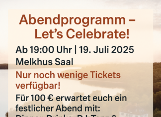 Jubiläumskarten – sichert euch die Restplätze!