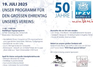 Islandpferde auf Immenhof – das Jubiläumsprogramm!