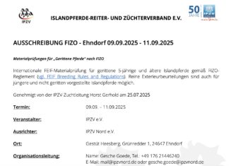 FIZO Ehndorf – Ausschreibung geändert!